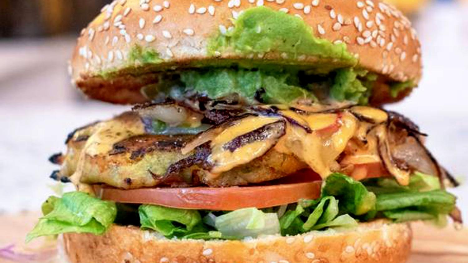 Spicy Veggie Burger