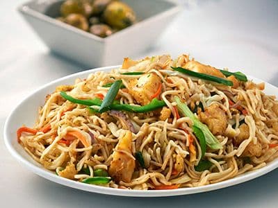 Chicken Hakka Noodles Plain