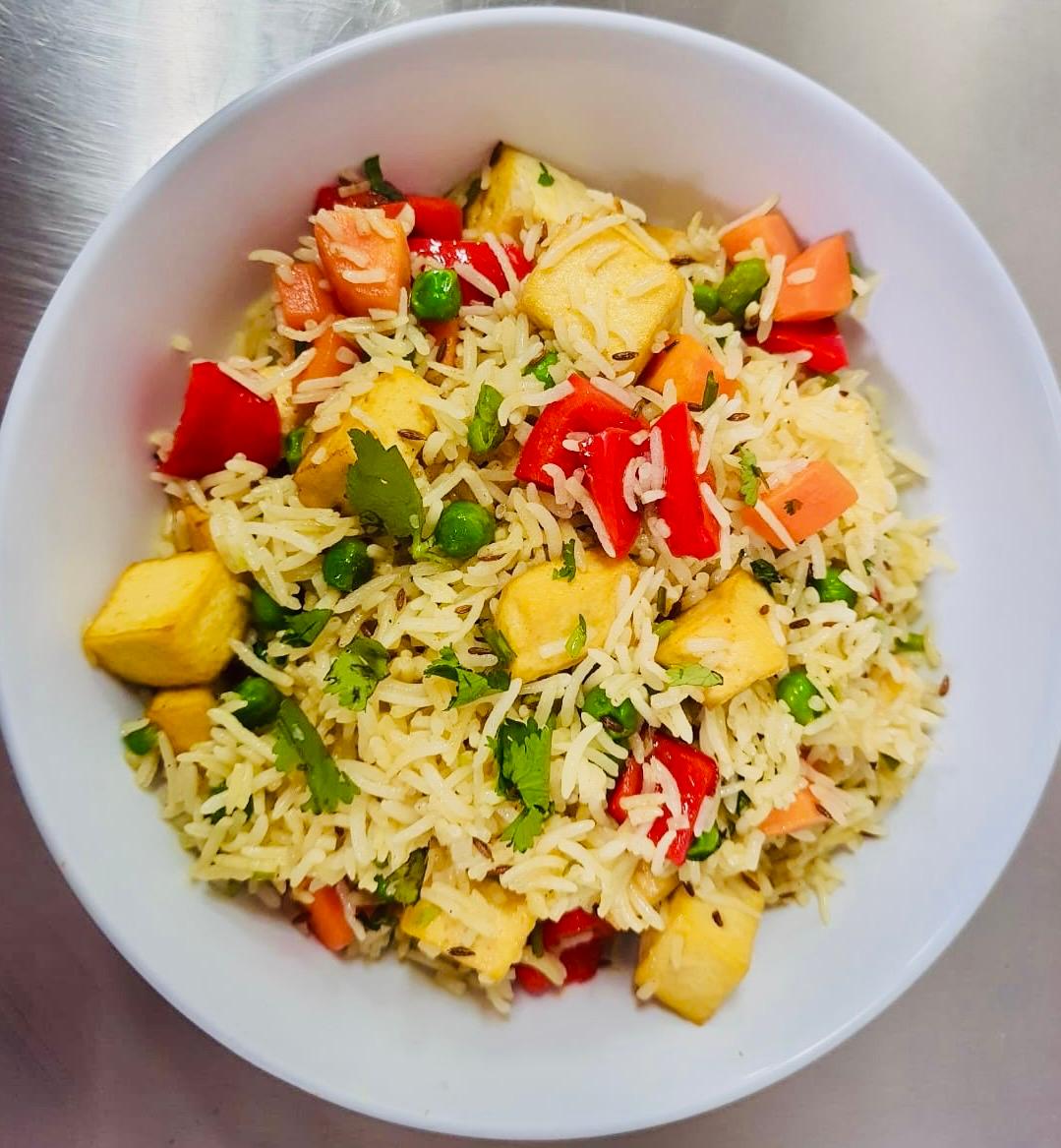 Tofu Mixed Vegetables Pulao (750ML Container)