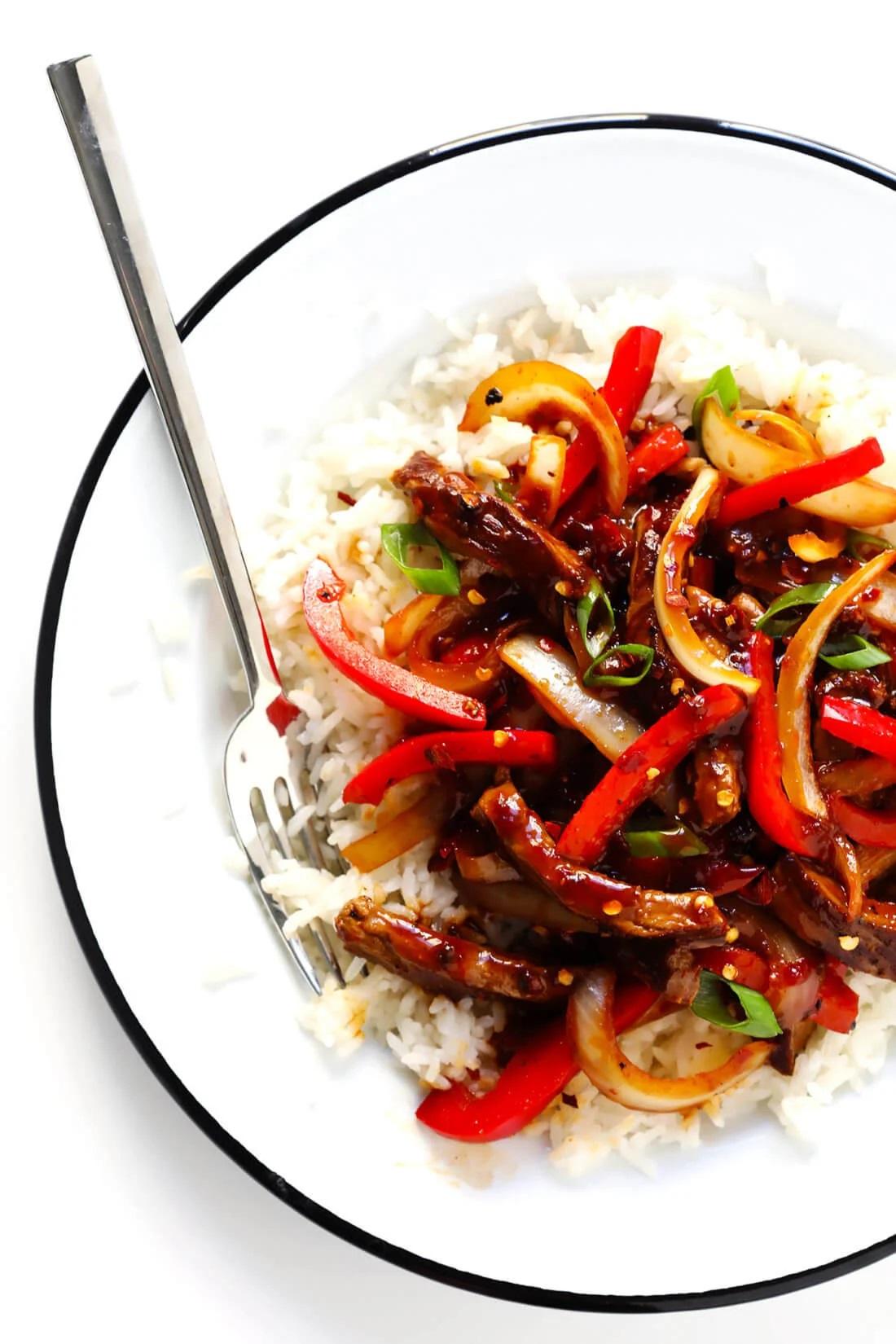Veg Stir Fry in Schezwan Sauce