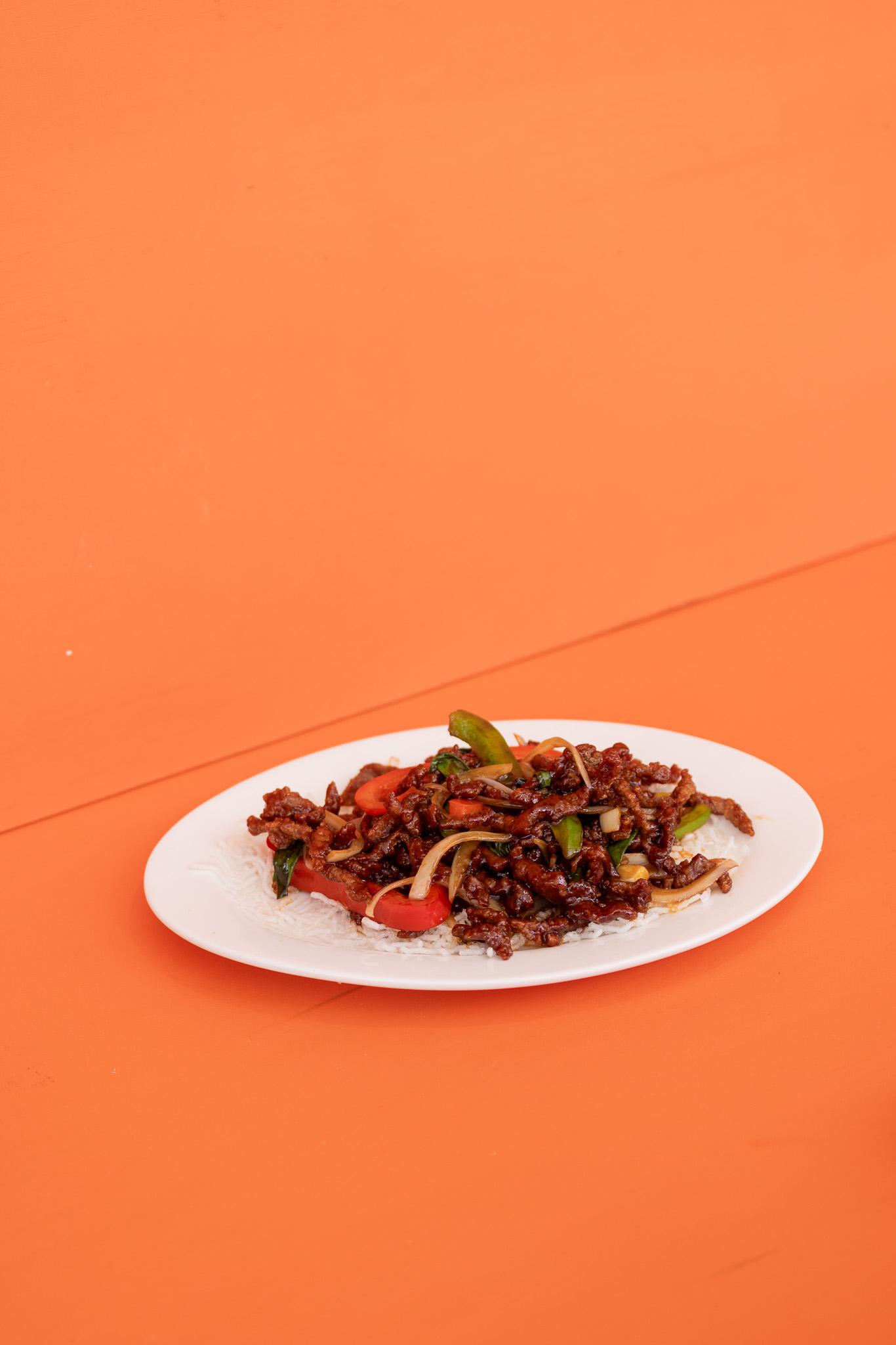 Shredded Beef Peking Style Platter
