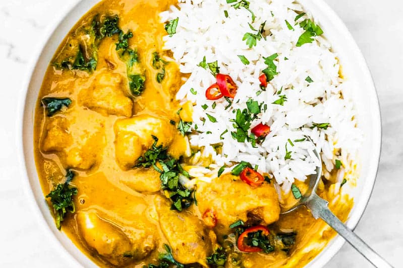 Chicken Thai Curry with Rice