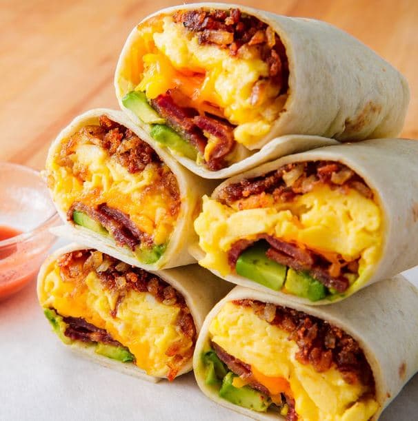Breakfast Wrap Box (Box of 10)
