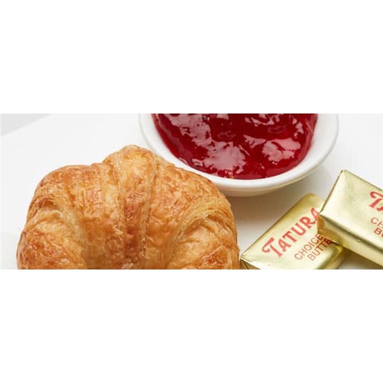 Croissant with Butter and Preserves Mini