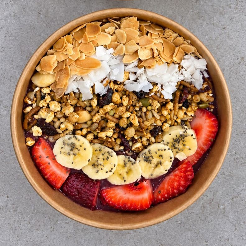 Healthy Acai Smoothie Single Bowl