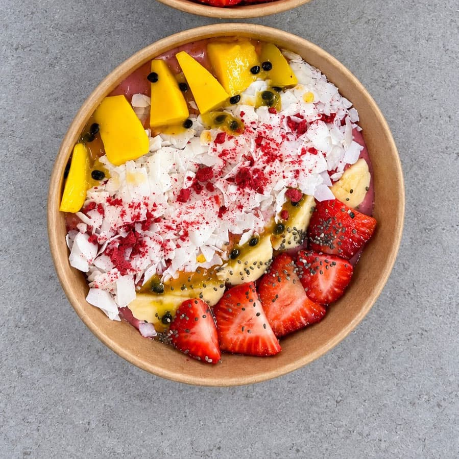 Healthy Tropical Smoothie Single Bowl