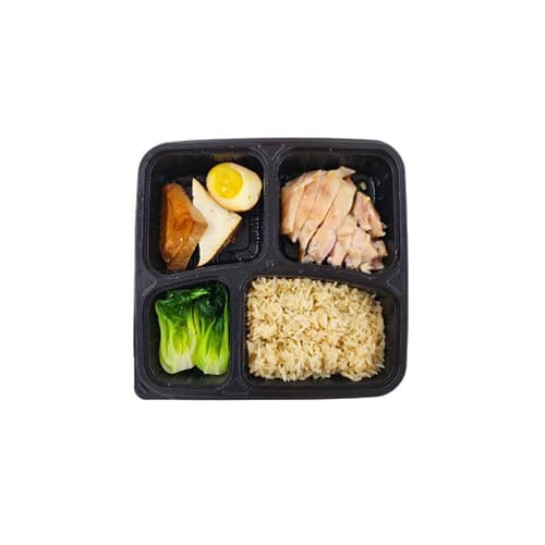 Poached Chicken Rice Bento