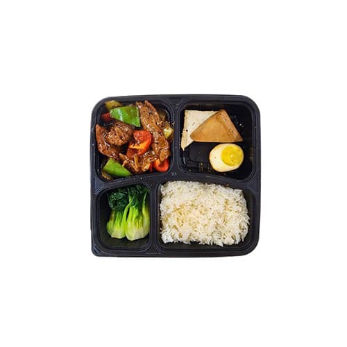 Black Pepper Beef Bento