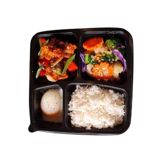 Sweet and Sour Chicken Rice Bento
