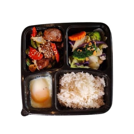 Black Angus Black Pepper Beef Bento