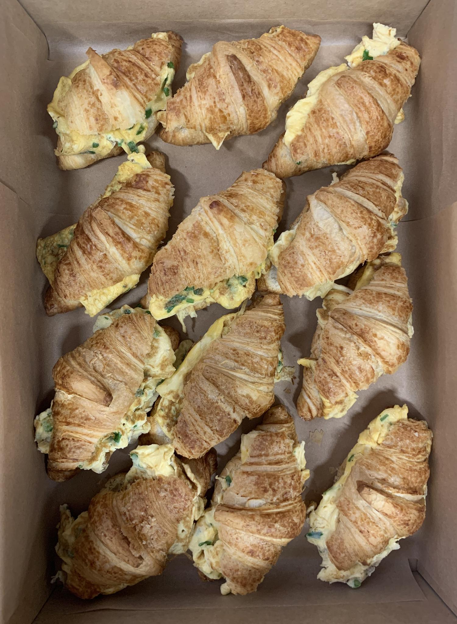 Mini Herbed Omelette Breakfast Croissant