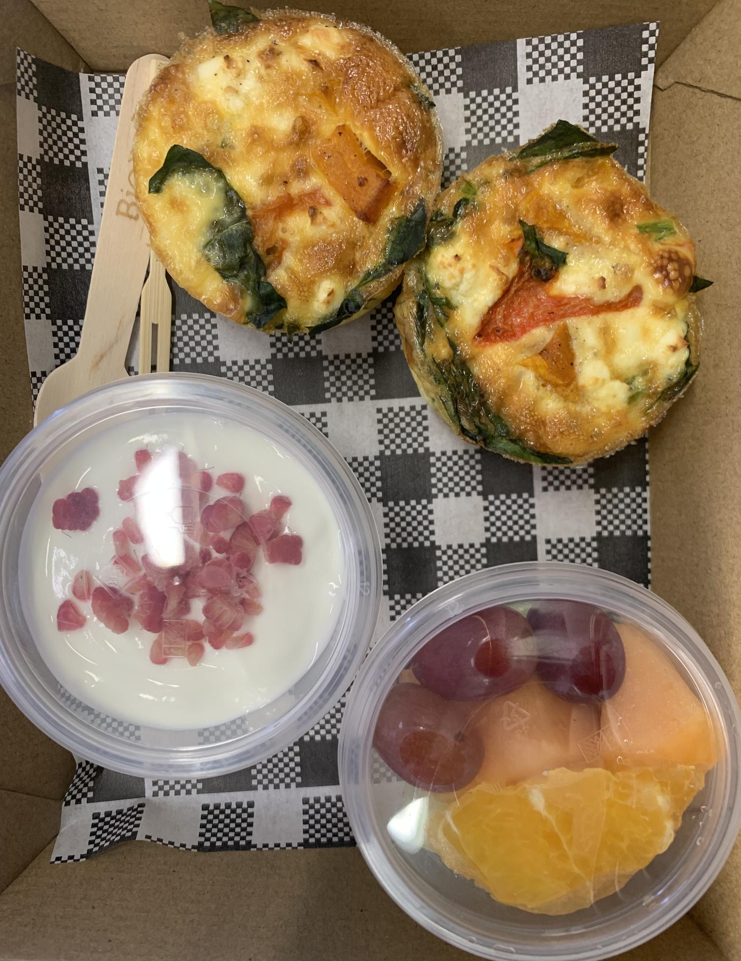 Gluten Free - Vegetarian Tartlet and Yogurt Pack