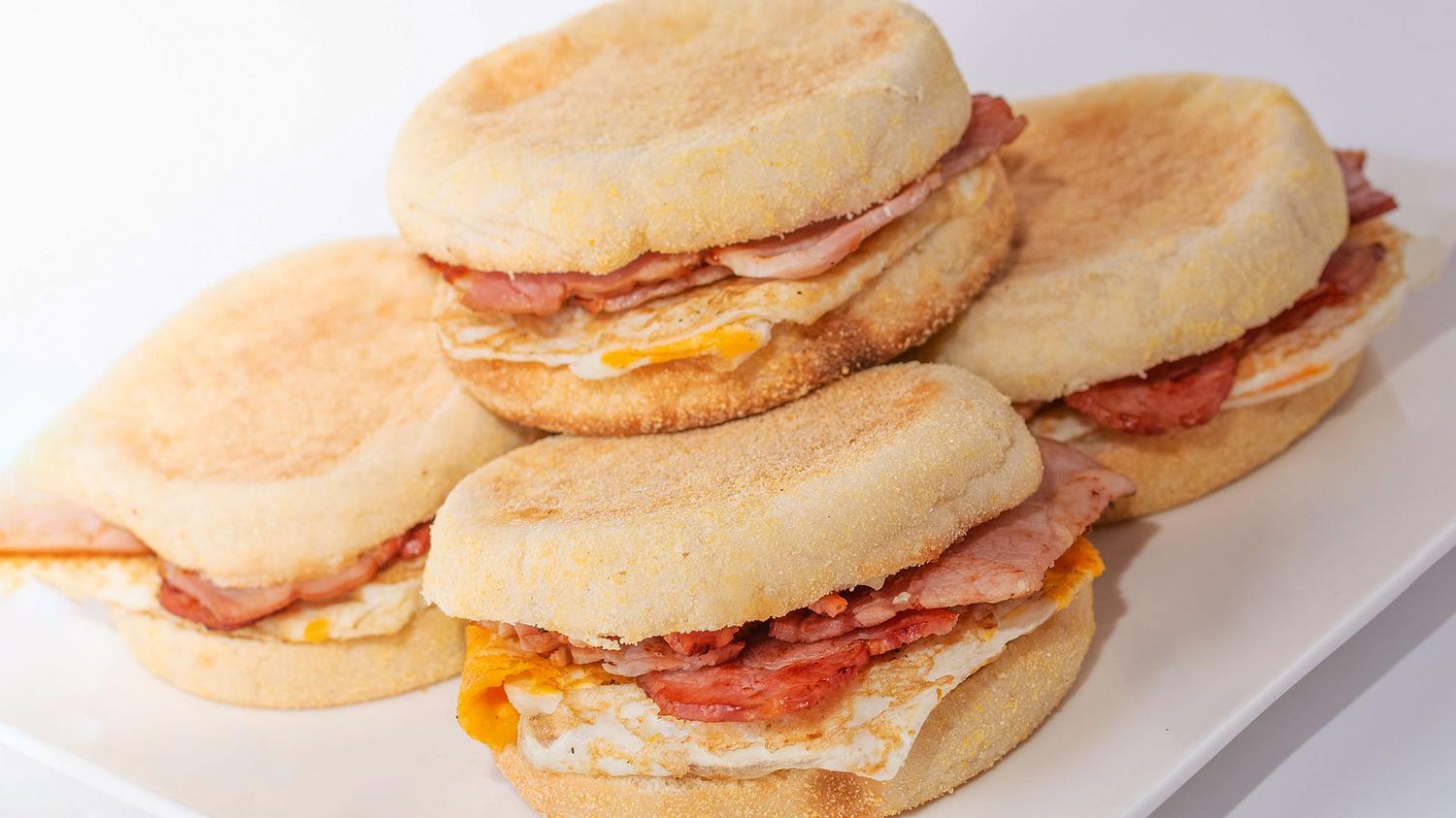 Vegetarian Breakfast English Muffin