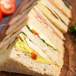Vegetarian Point Sandwich