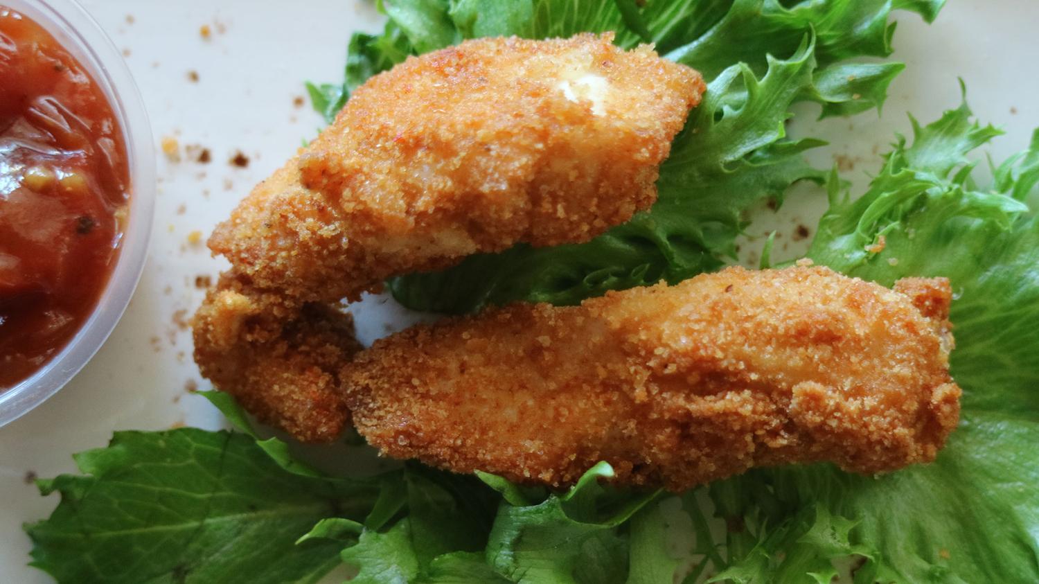 Parmesan and Herb Chicken Goujon