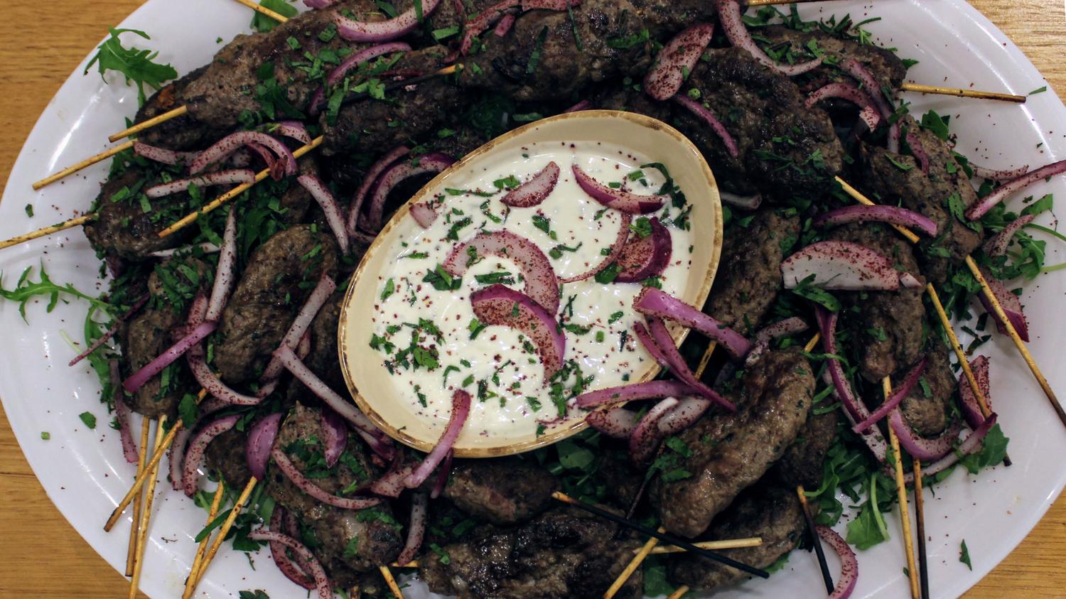 Kafta Lamb Skewer