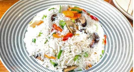 Vegetarian Fried Rice Platter