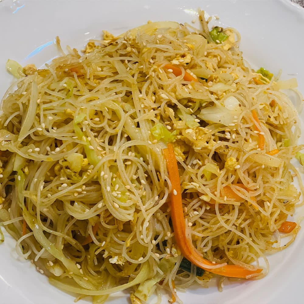 Vegetarian Singapore Noodle Platter