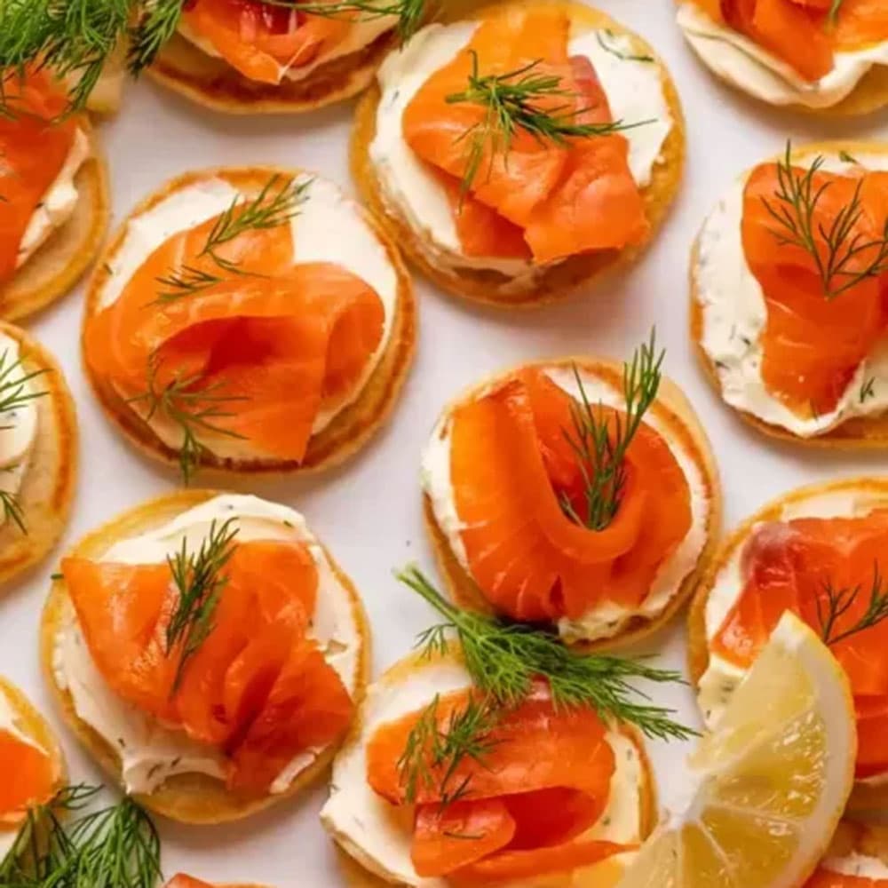 Smoked Salmon Blini