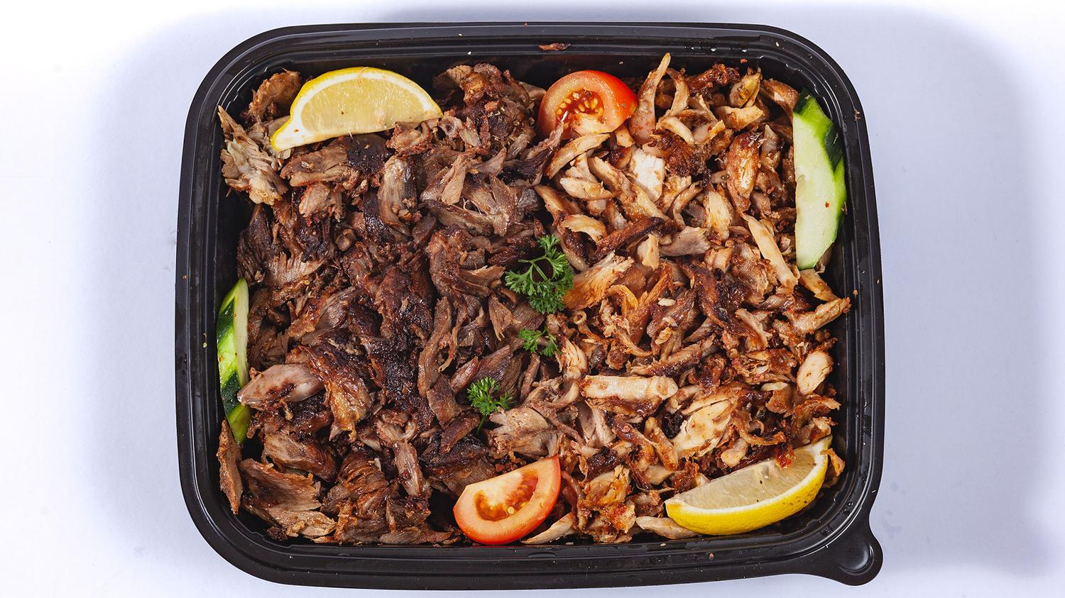 Boxed Catering Tray Mixed Lamb and Chicken