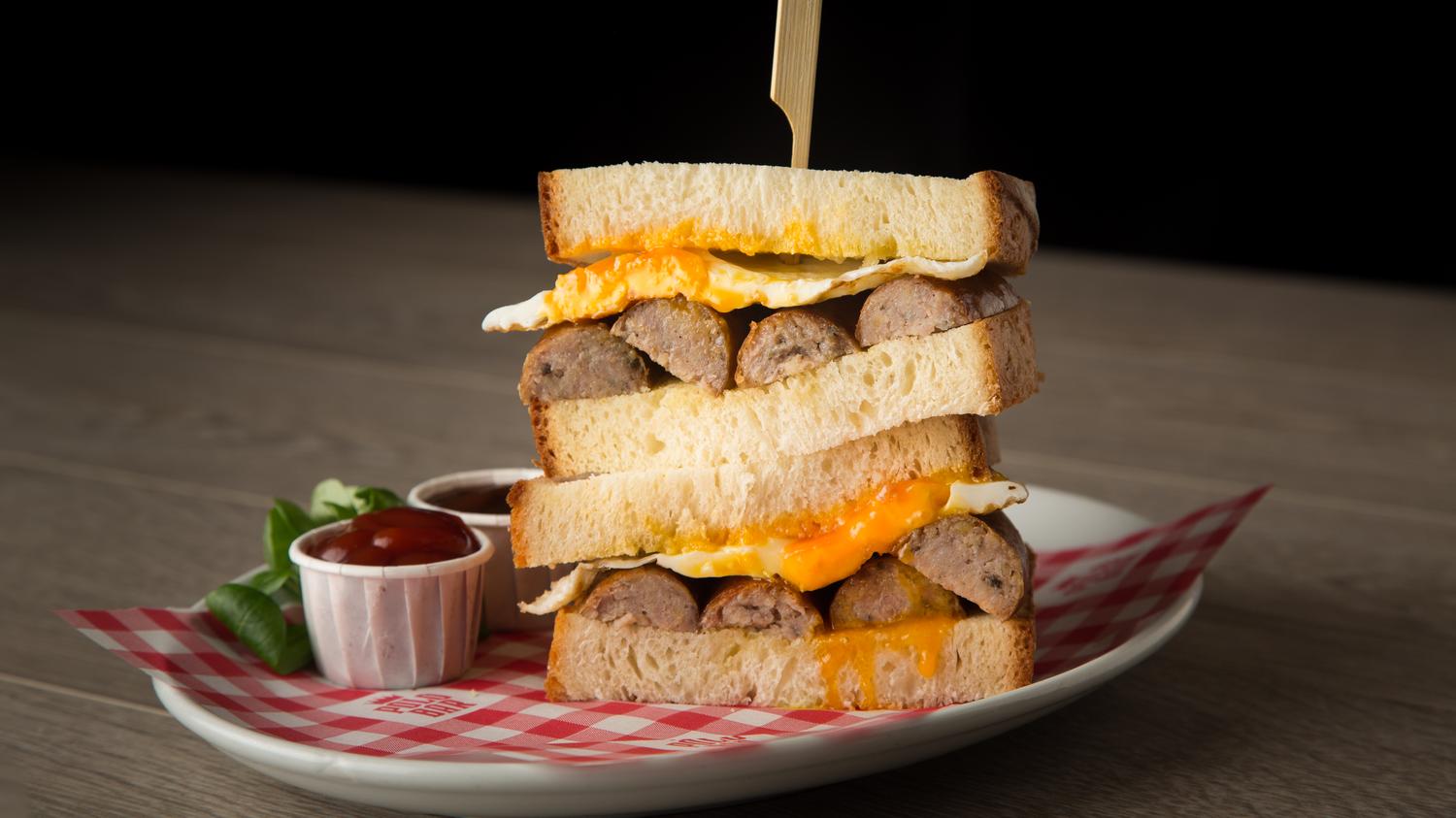 Sausage & Fried Egg Sandwich