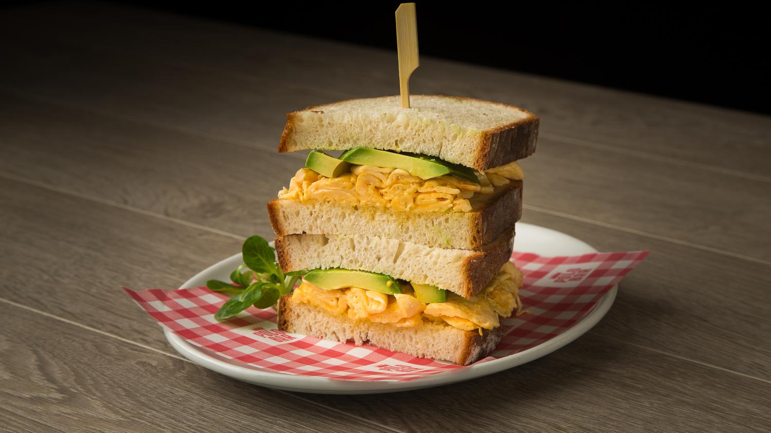 Scrambled Egg and Avocado Sandwich