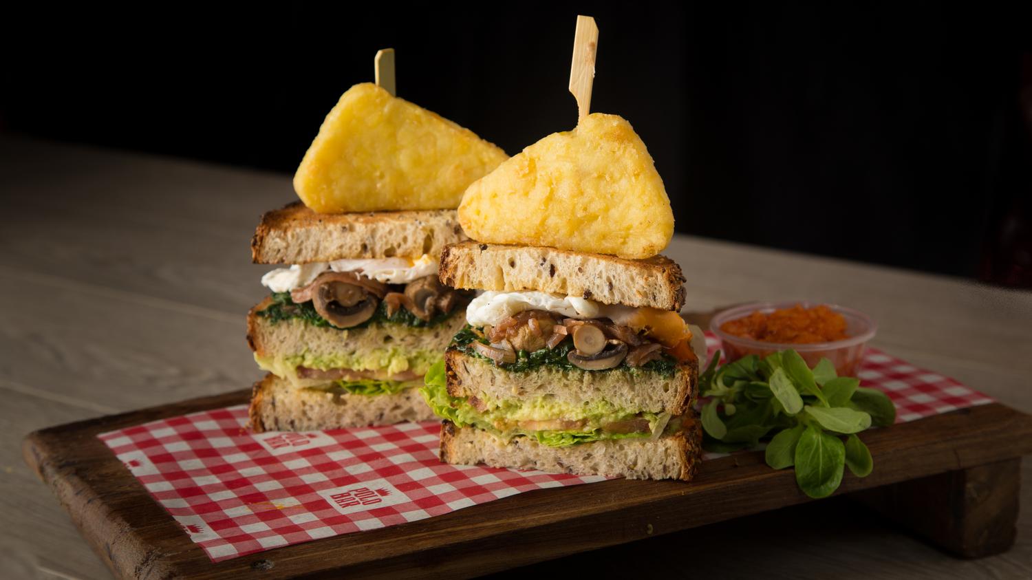 Veggie Club Sandwich