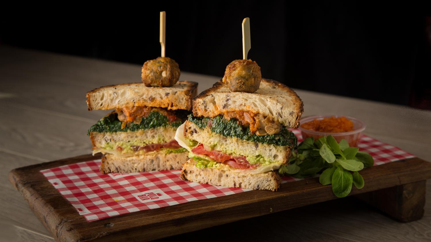 Vegan Club Sandwich
