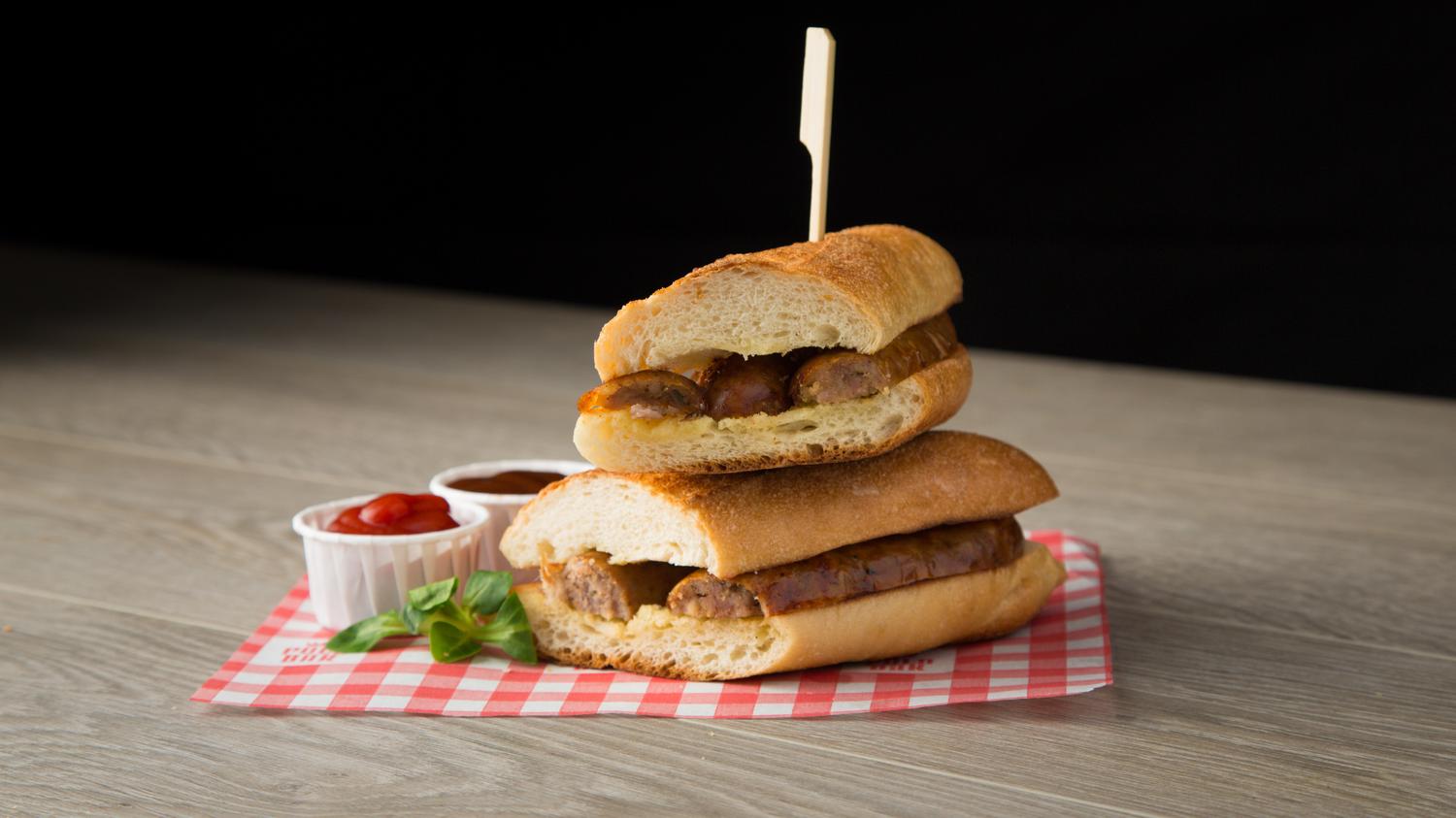 Cumberland Sausage Baguette