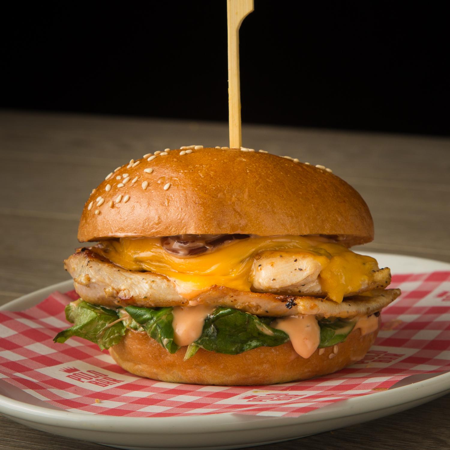 Burger - Grilled Chicken with Double Cheese Burger