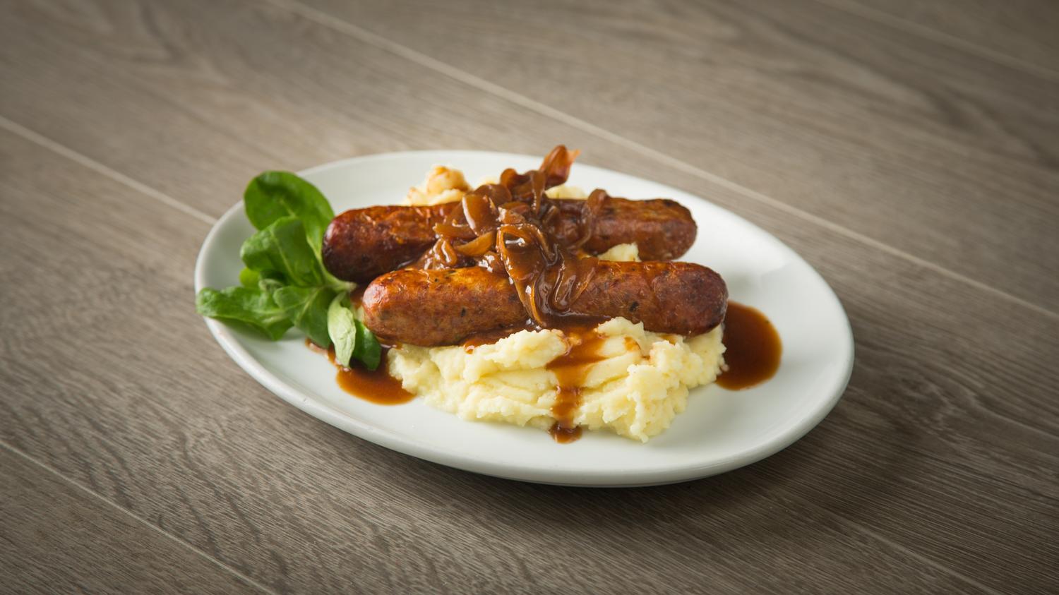 Large Sausage and Mash