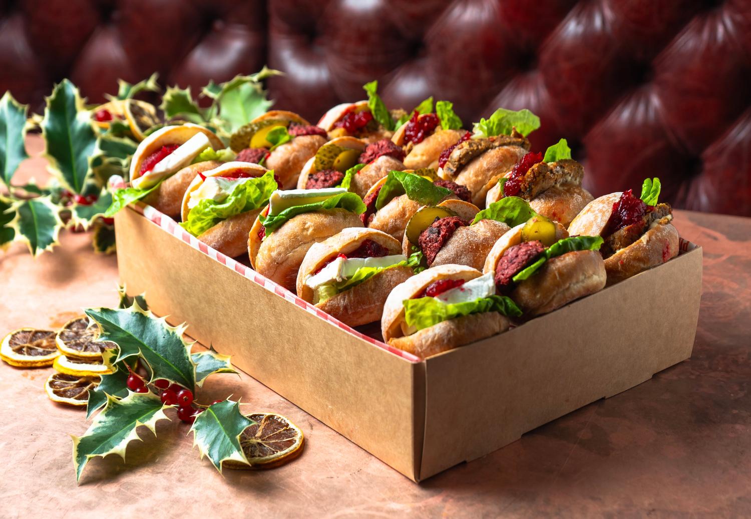 Christmas Vegetarian Brioche Selection -from 9 Nov