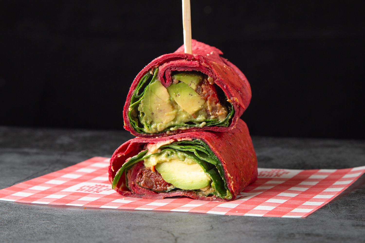 Avocado and Spinach Vegan Wrap 