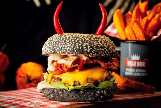 Halloween Cheese & Bacon Burger - only 22-31 Oct