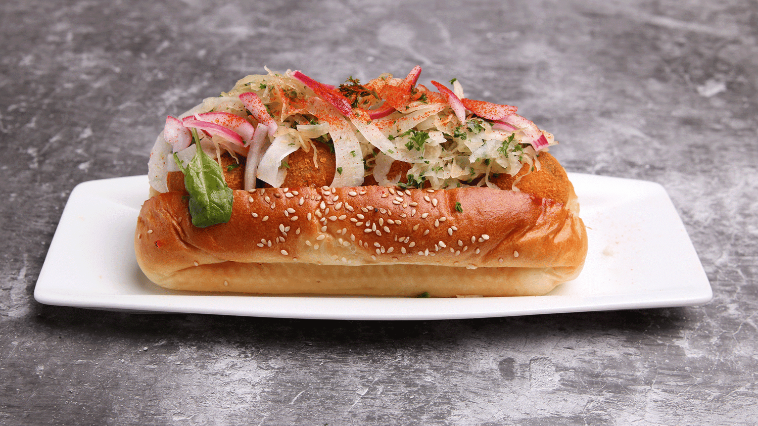 Beef Kroket Hot Roll