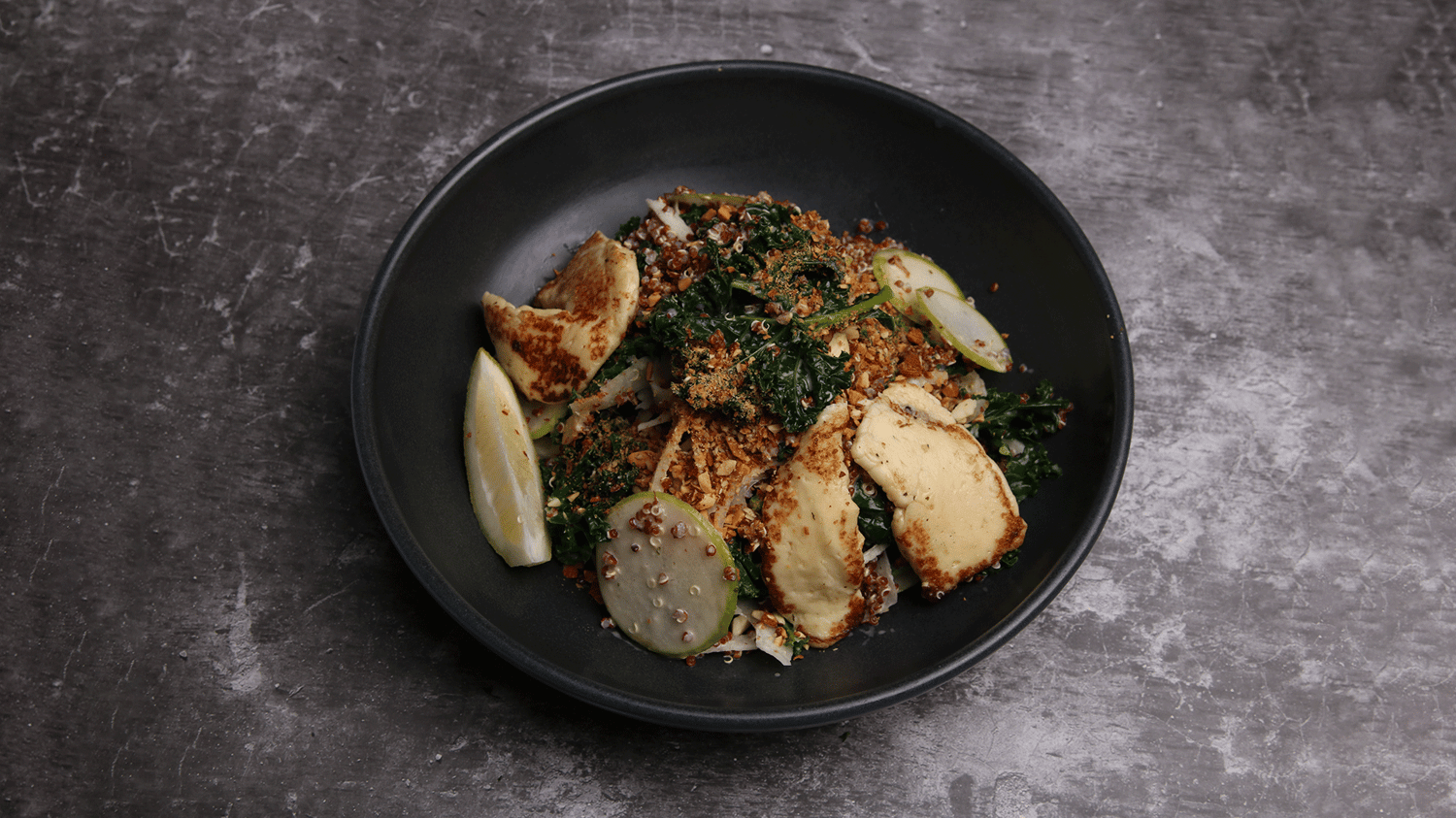 Large Sauteed Kale Fresh Salad
