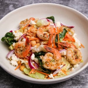 Medium Ginger Garlic Prawns Salad