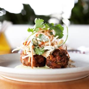 Spiced cauliflower Fritter