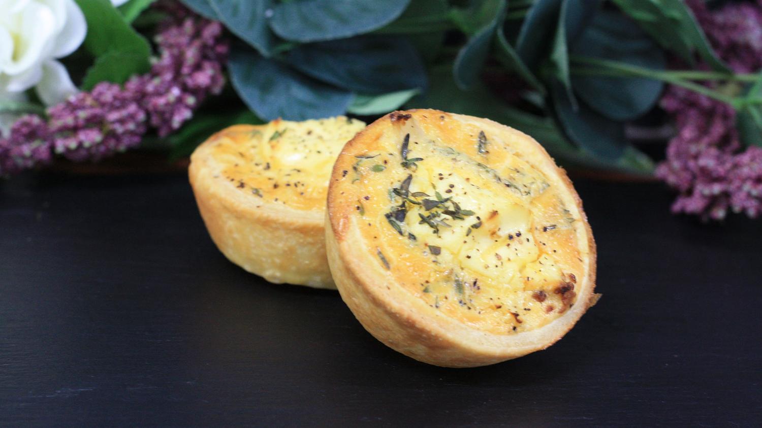 Roasted Cauliflower Mini Quiche