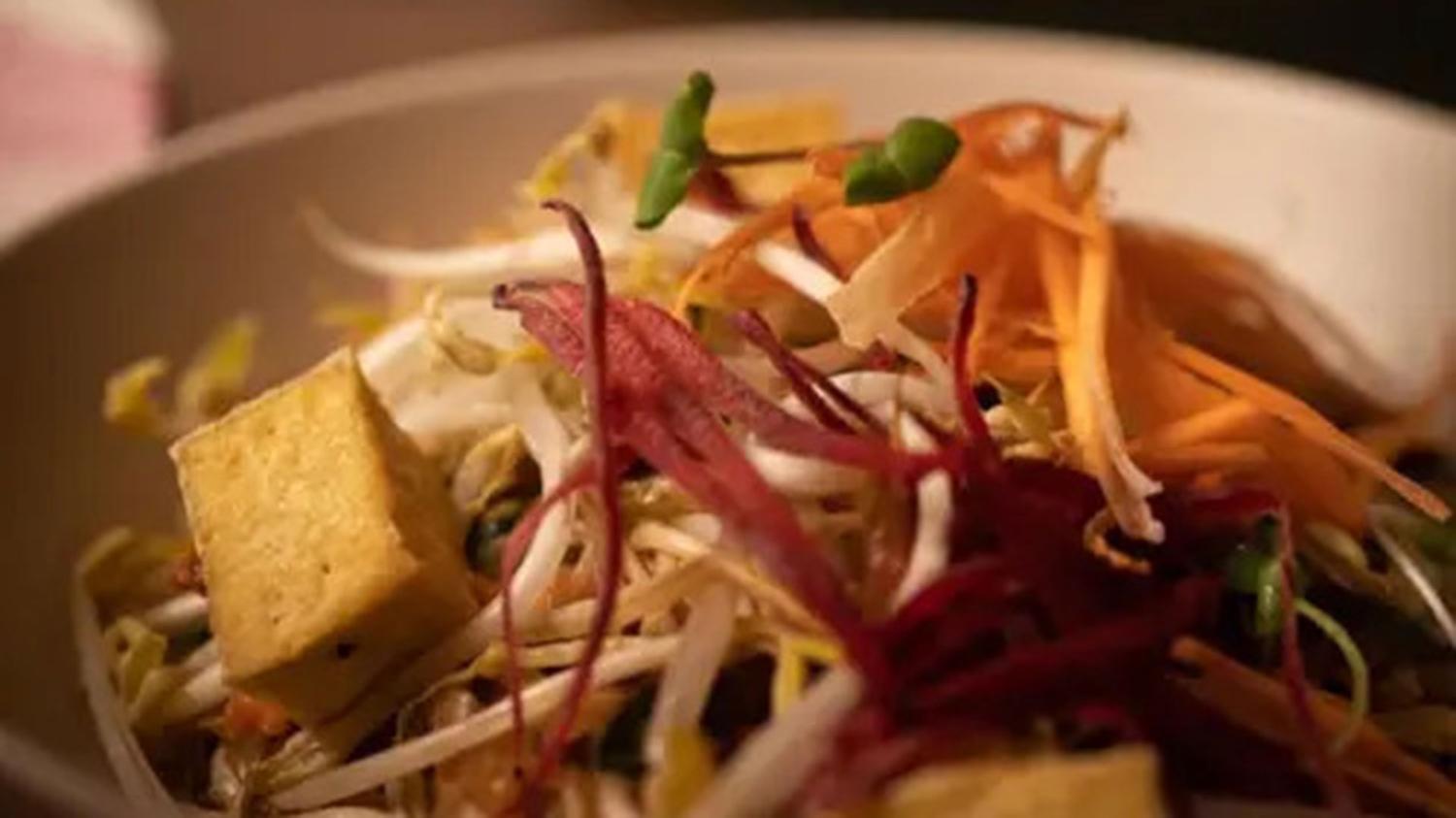 Tempeh Pad Thai with Rice