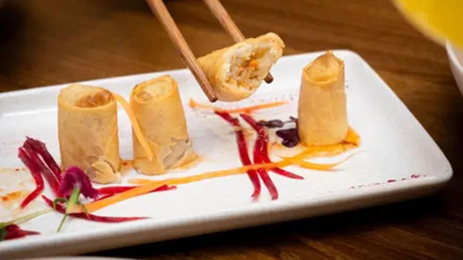 Kumara Spring Rolls