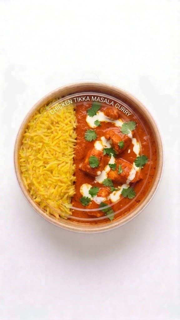 Chicken Tikka Masala Curry with Rice