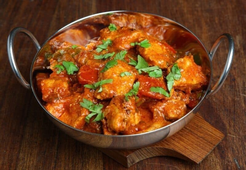 Chicken Balti Curry Platter
