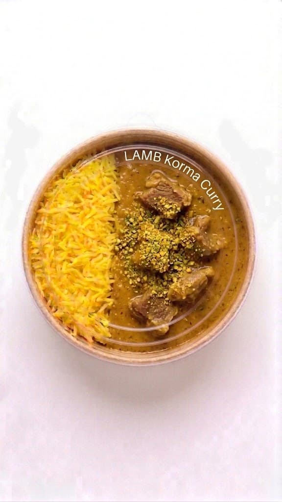 Lamb Korma Curry with Rice