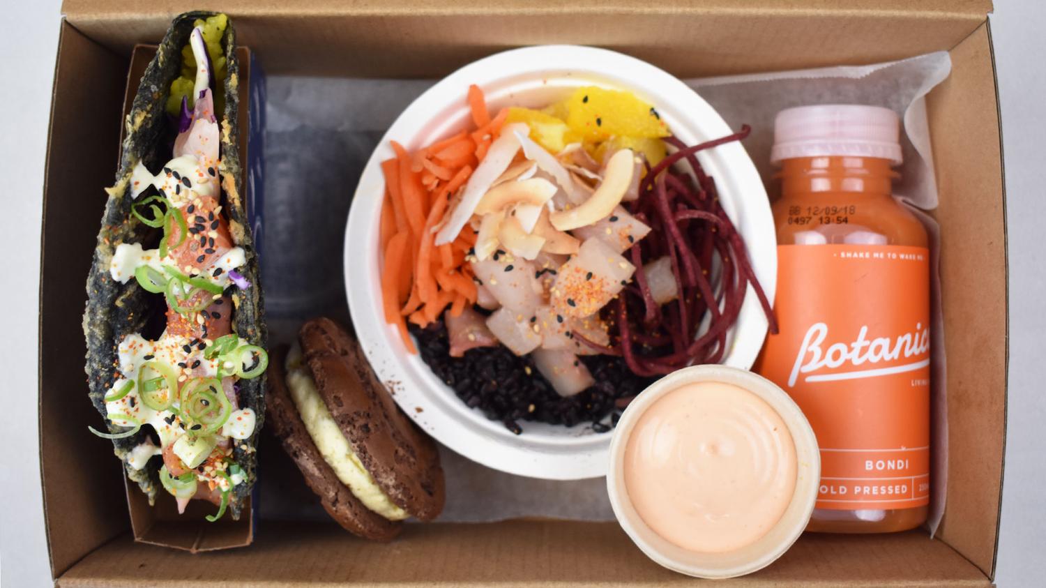 Poke and Taco Lunch Box (Individually Packed)
