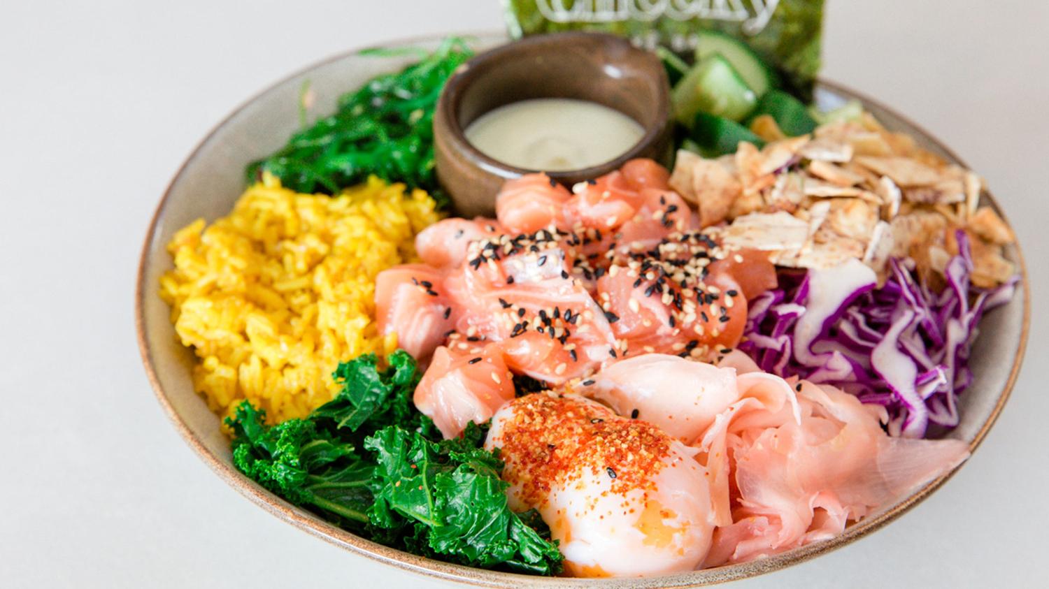 Sashimi Salmon Poke Bowl (Large)