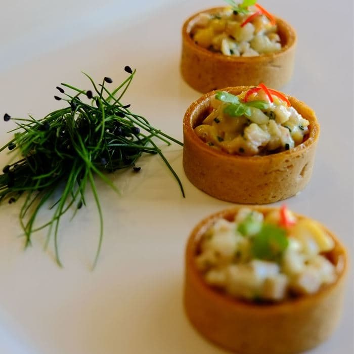 Mini Smoked Chicken Savoury Tart