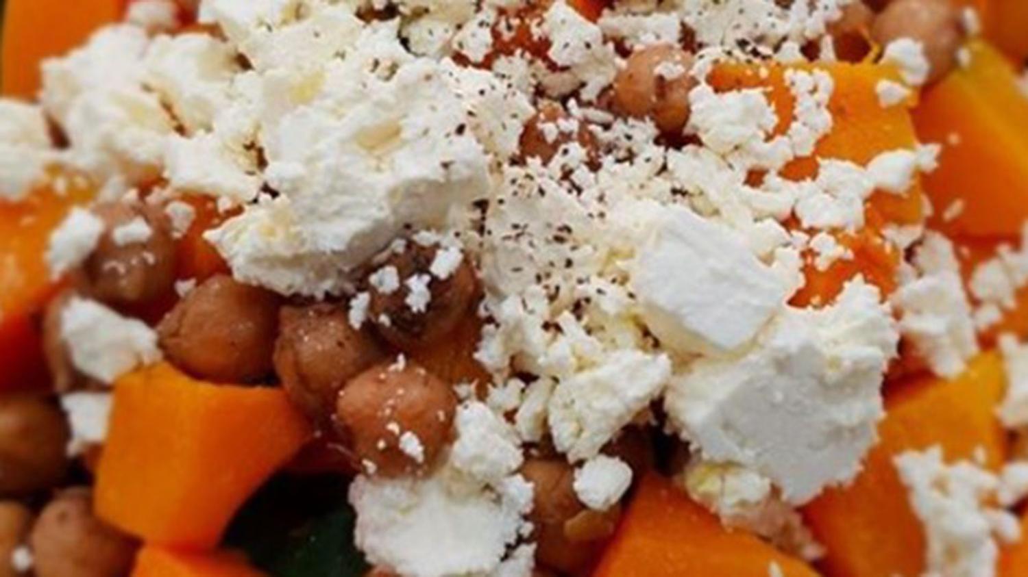 Spinach, Roast Pumpkin Salad (Individual Bowl)