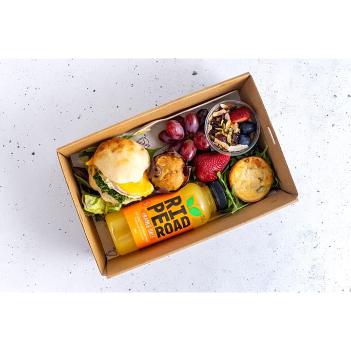 Breakfast Roll Brekkie Box (Large)