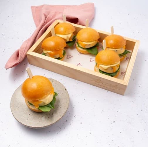 Breakfast Sliders - Pulled Ham & Egg